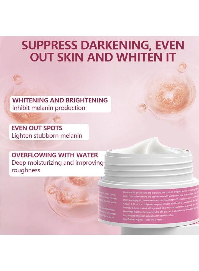 Sumifun Brightening Cream 30g for Sensitive Areas, Underarm, Elbow, Knee and Inner Thigh Use, Designed to Improve Skin Tone, Hydration and Appearance of Dark Spots - Image 5